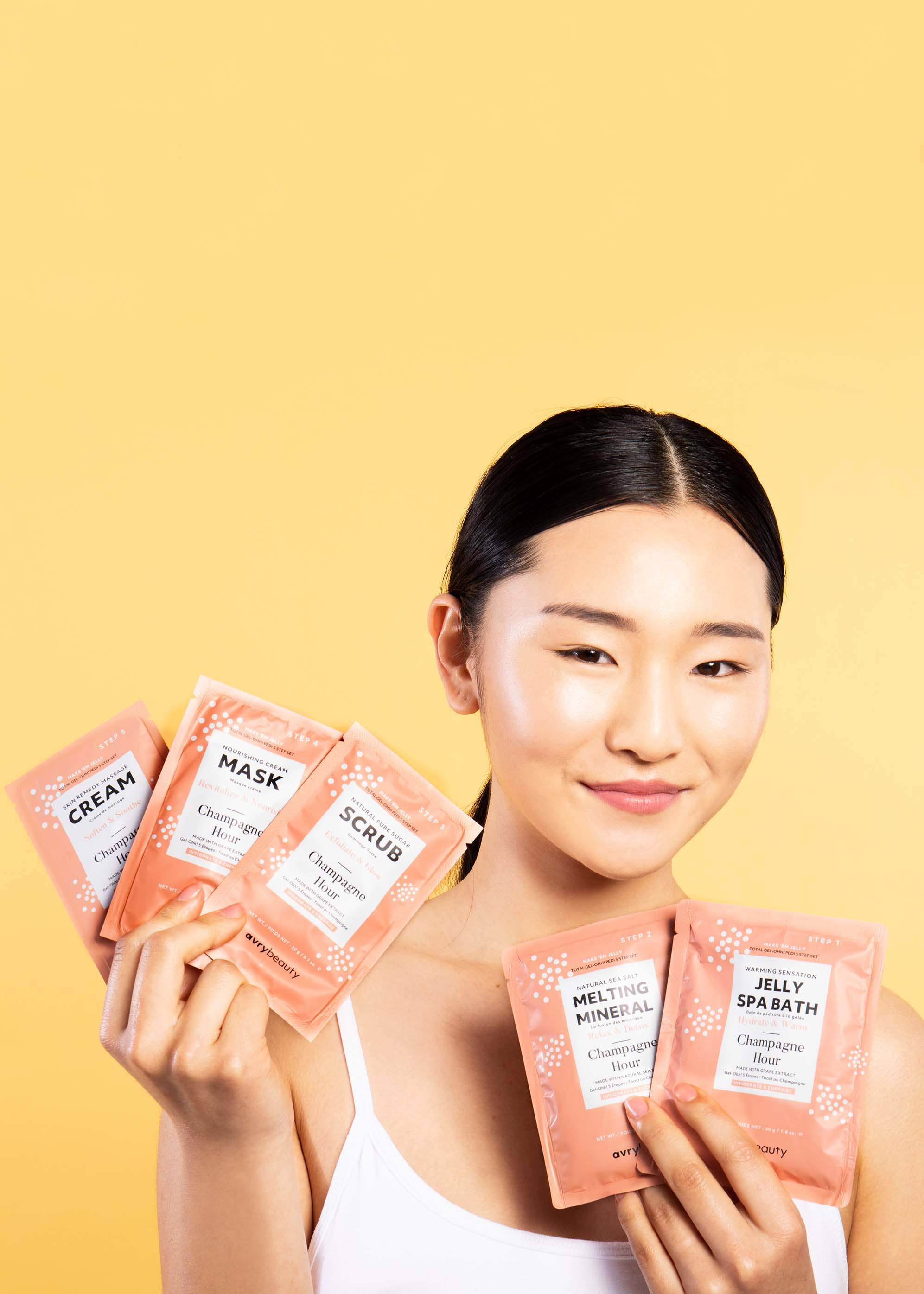 Gel-Ohh! Pedi Spa-set - Champagne hour