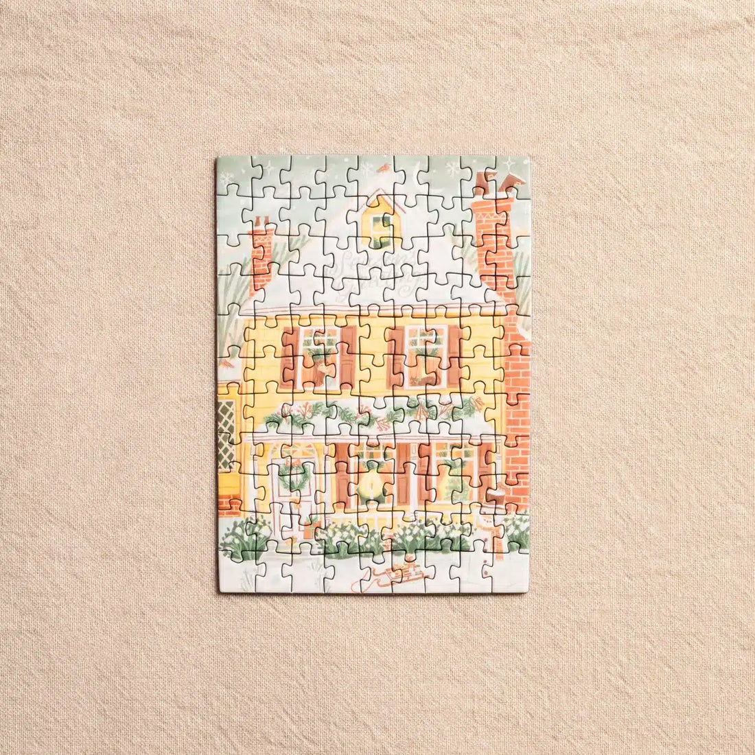 Mini-puzzel Vintage Kerstmis – La Pauz – 99 stukjes