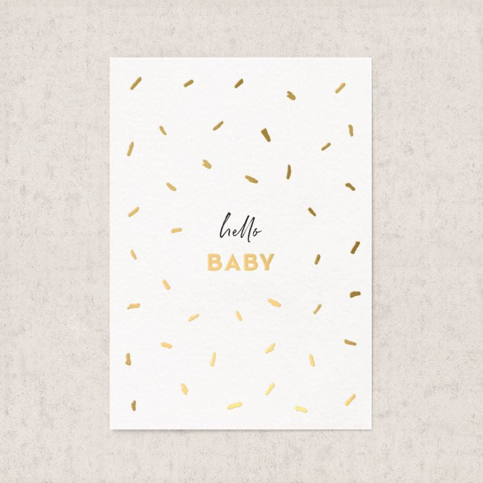 Kaart | Hello baby