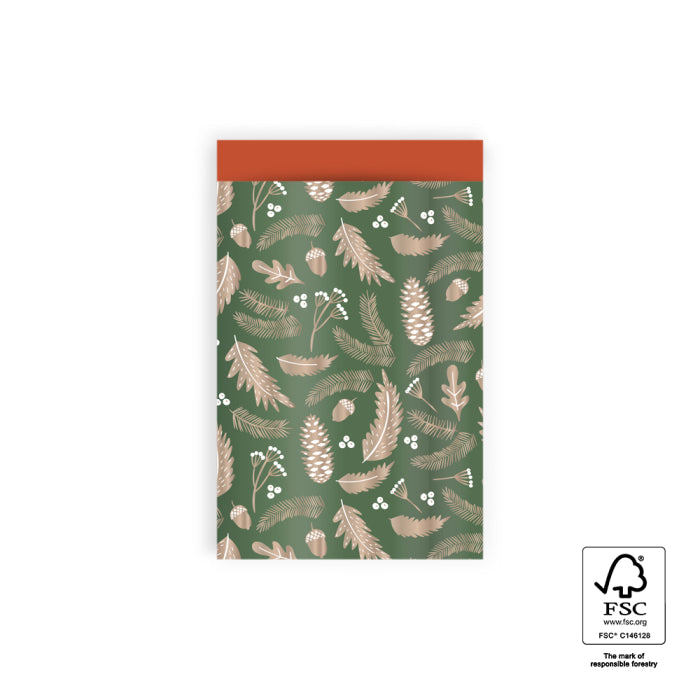 Cadeauzakjes - Forest Glossy Green | M - 10 zakjes