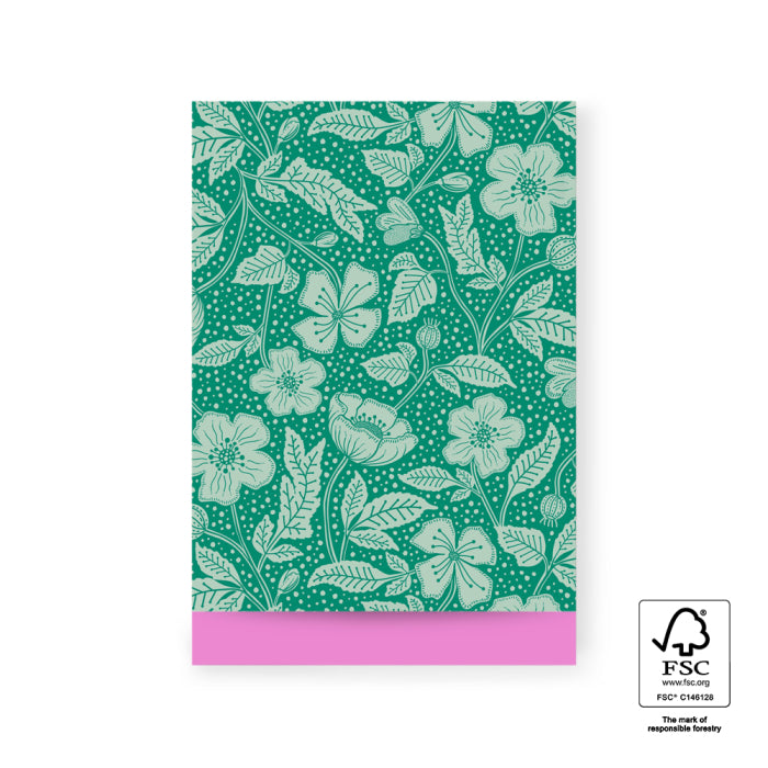 Cadeauzakjes - Poppy Green - Pink