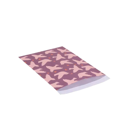 Cadeauzakje | Christmas birds · purple tales | L - 10 stuks