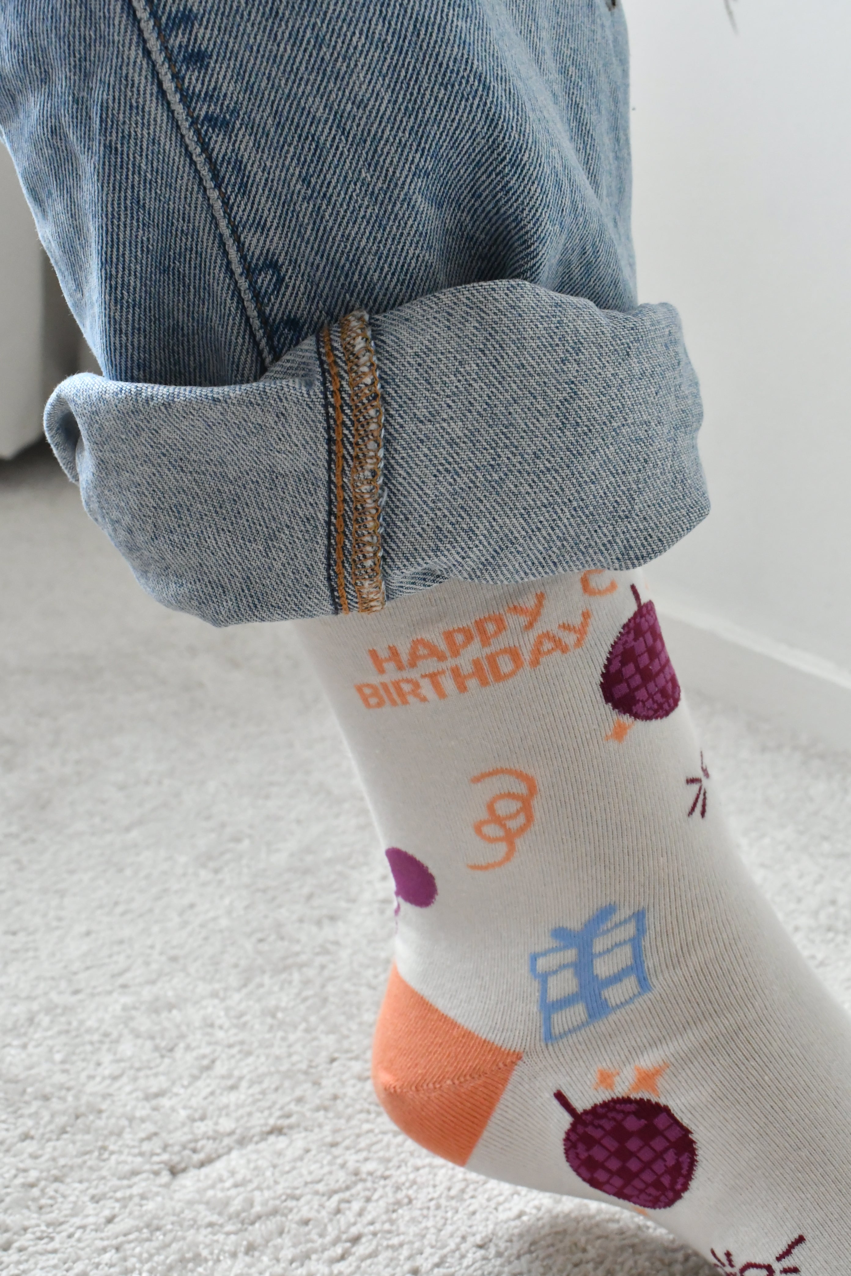 Sokken Happy birthday