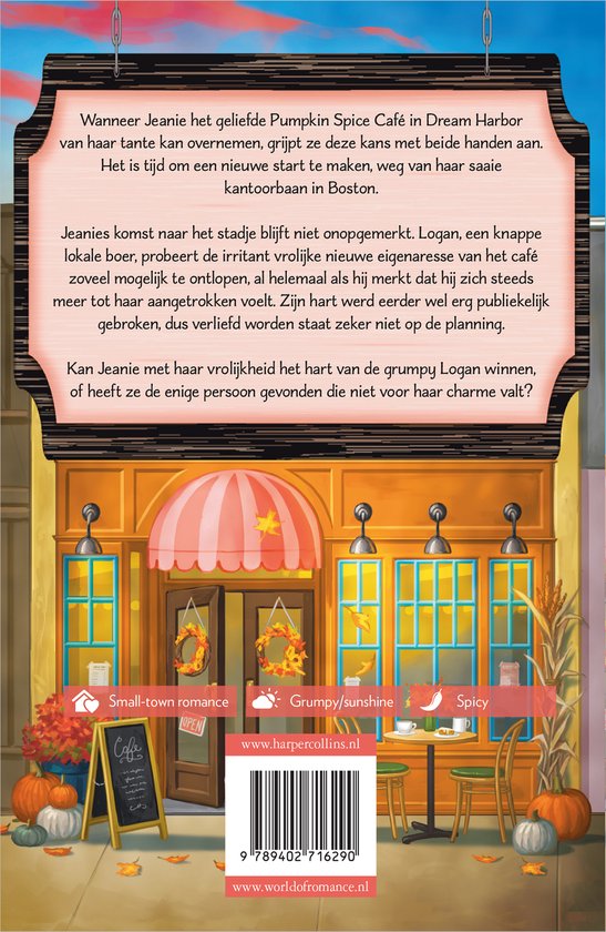 Boek - Het pumpkin spice café