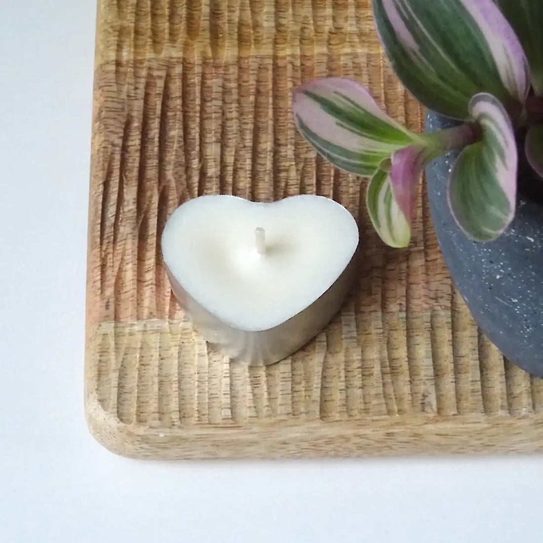 Waxinelichtjes hartje