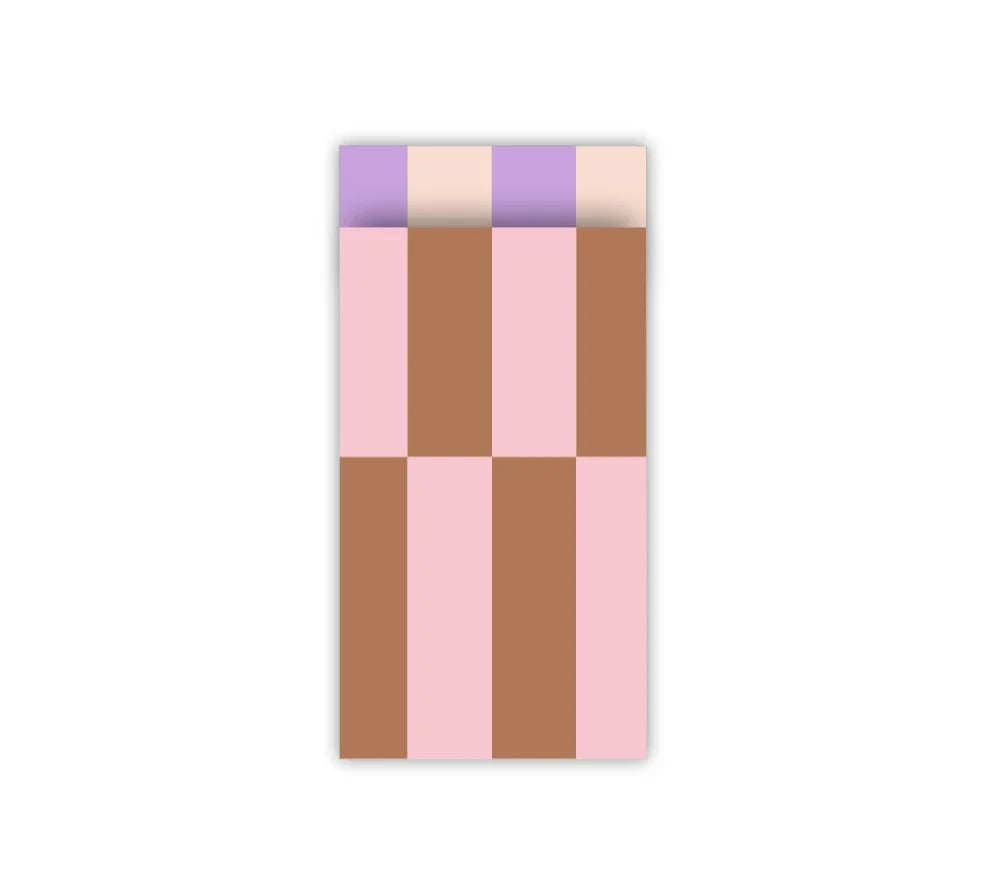 Cadeauzakje | Colorblocking - Roze | S - 10 stuks