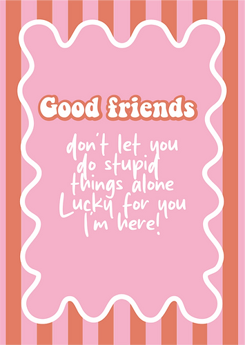 kaart | Good Friends