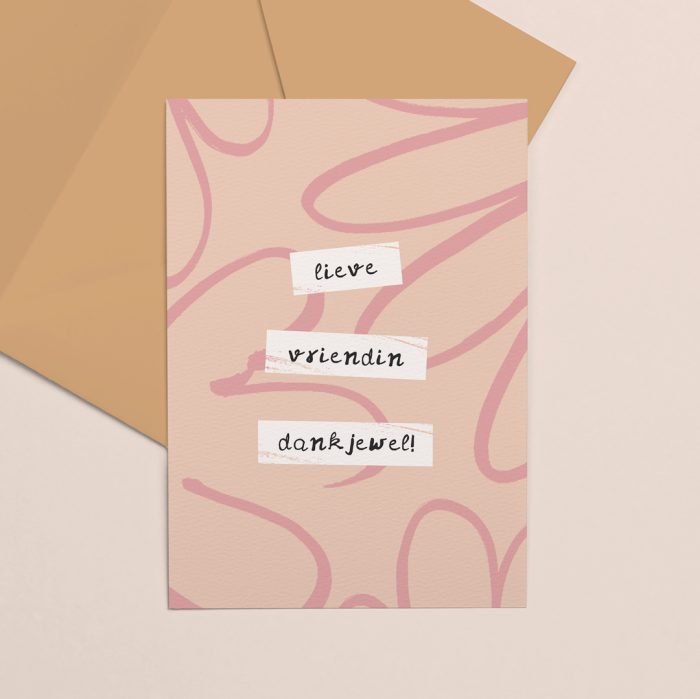 Kaart | Lieve vriendin