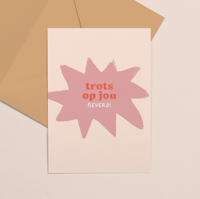 Kaart | Trots op jou lieverd