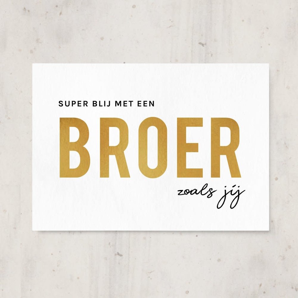 Kaart | Broer