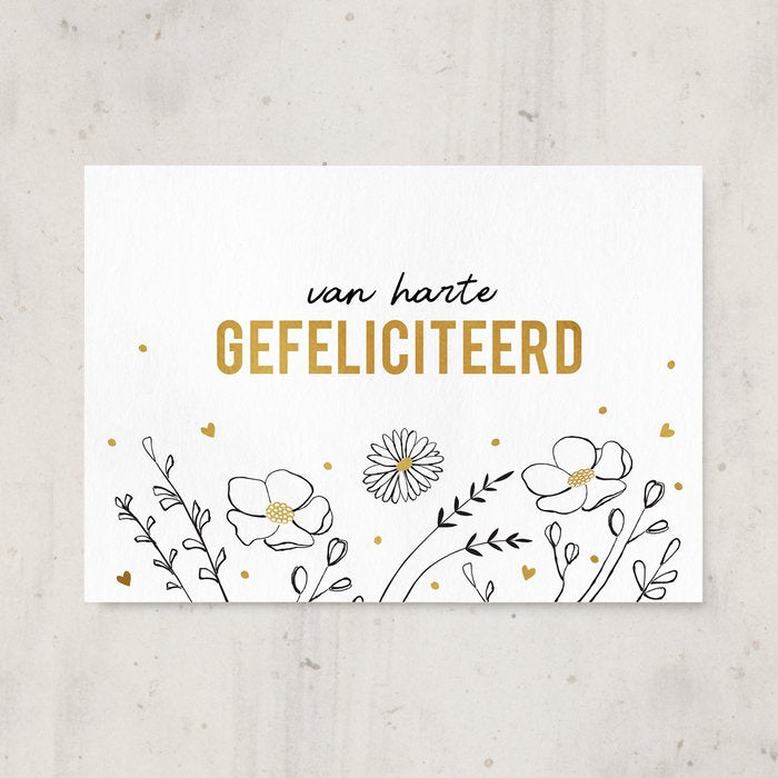 Kaart | van harte gefeliciteerd