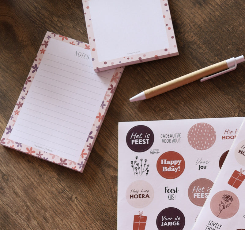 Notitieblok | Flowers