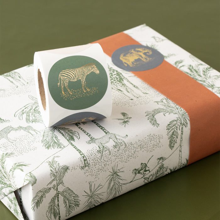 Stickers Multi - Jungle Vintage Gold Faded | 12 stuks