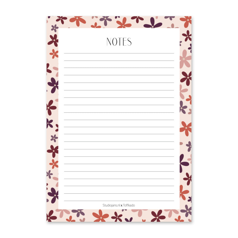 Notitieblok | Flowers