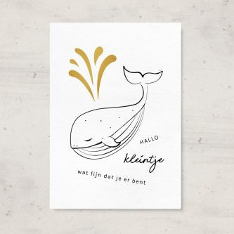 Kaart | Hallo kleintje walvis