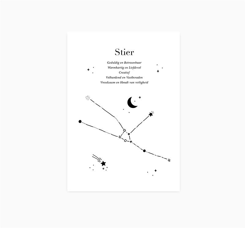 Kaart | Sterrenbeeld | Stier