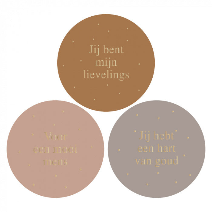 Sticker multi | liefde - 6 stuks