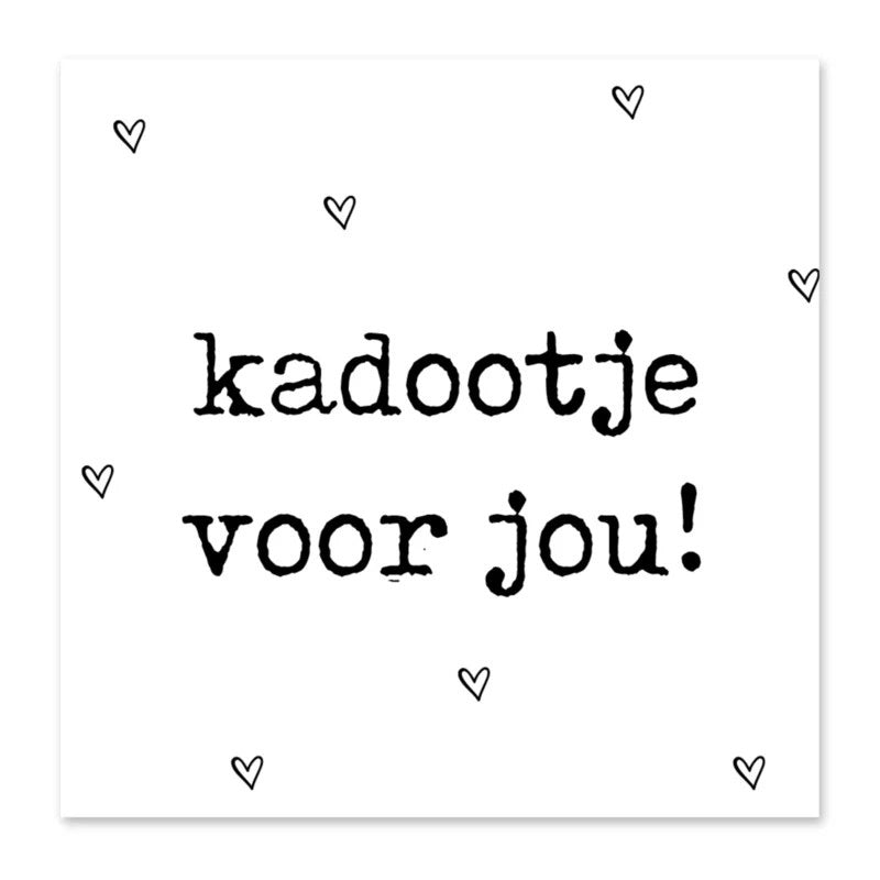 Kadootje voor jou