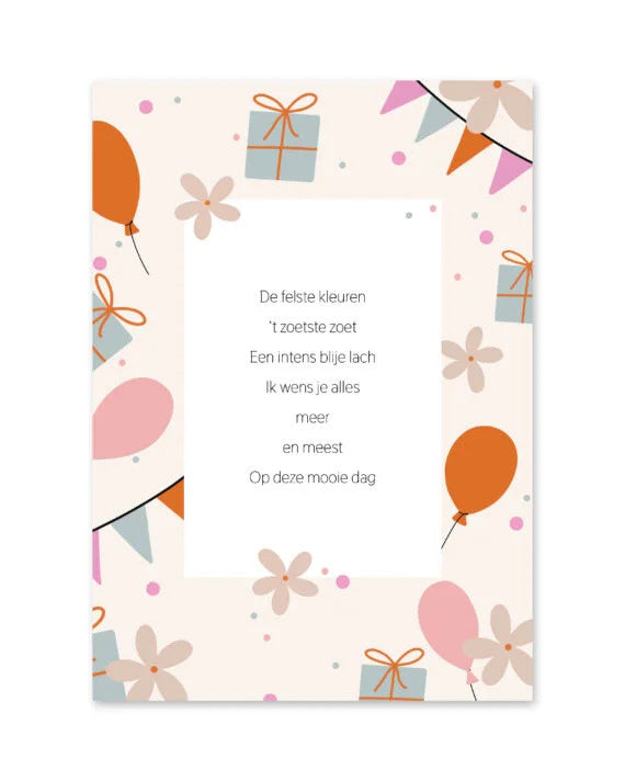 Kaart | Verjaardagsfeest