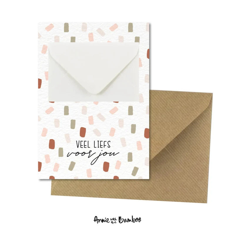 Geldkaart | Veel liefs voor jou