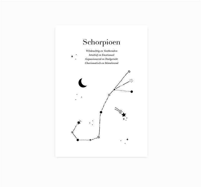 Kaart | Sterrenbeeld | Schorpioen