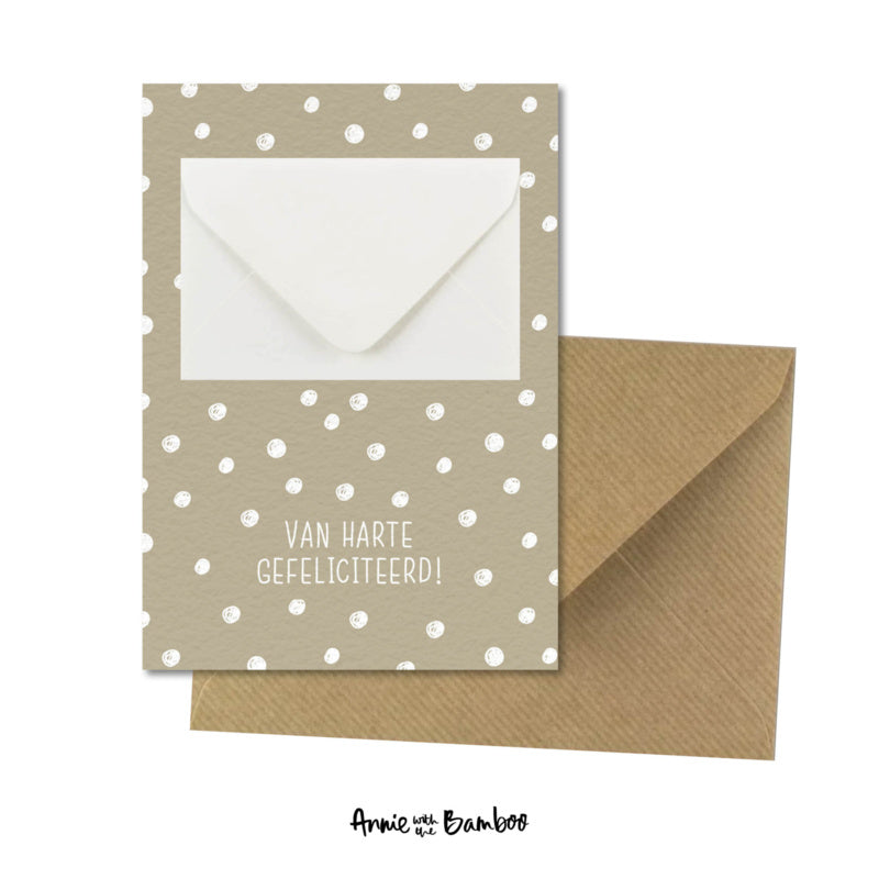 Geldkaart | Van harte gefeliciteerd
