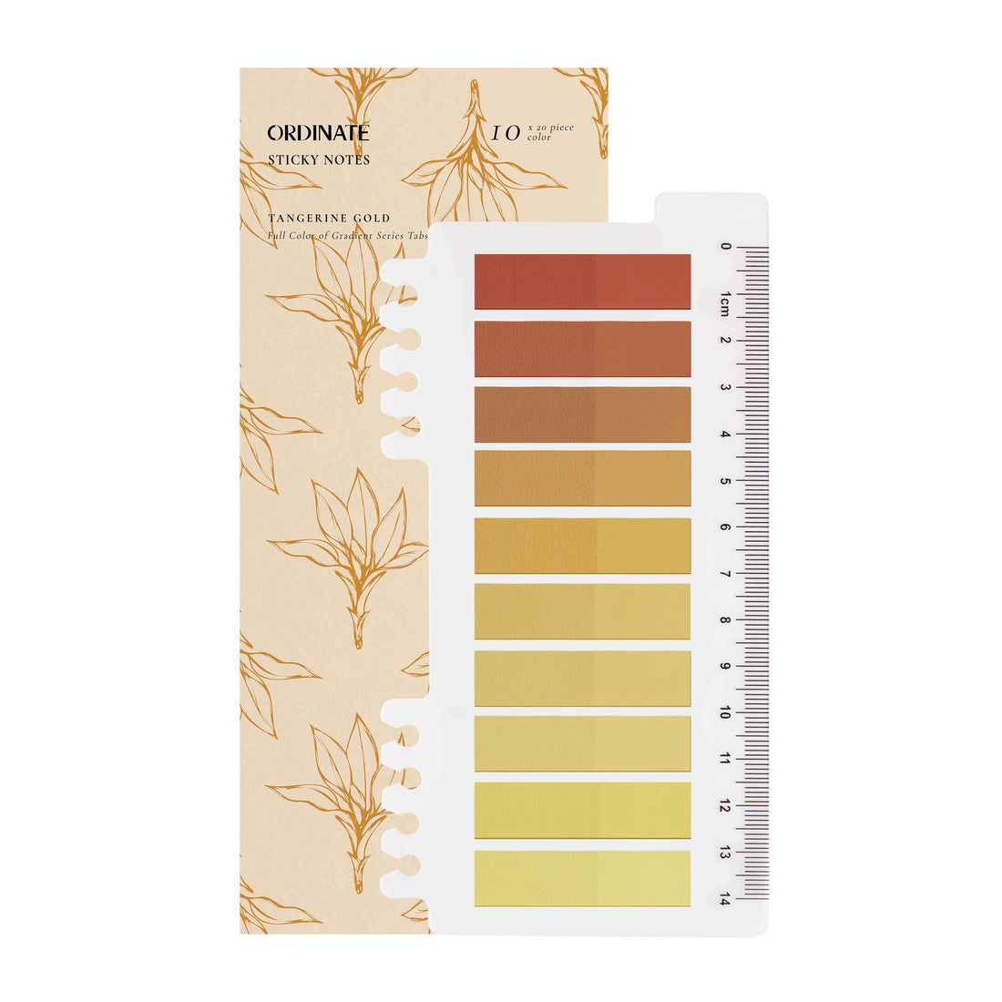 Tangerine Gold boekannotatie tabs