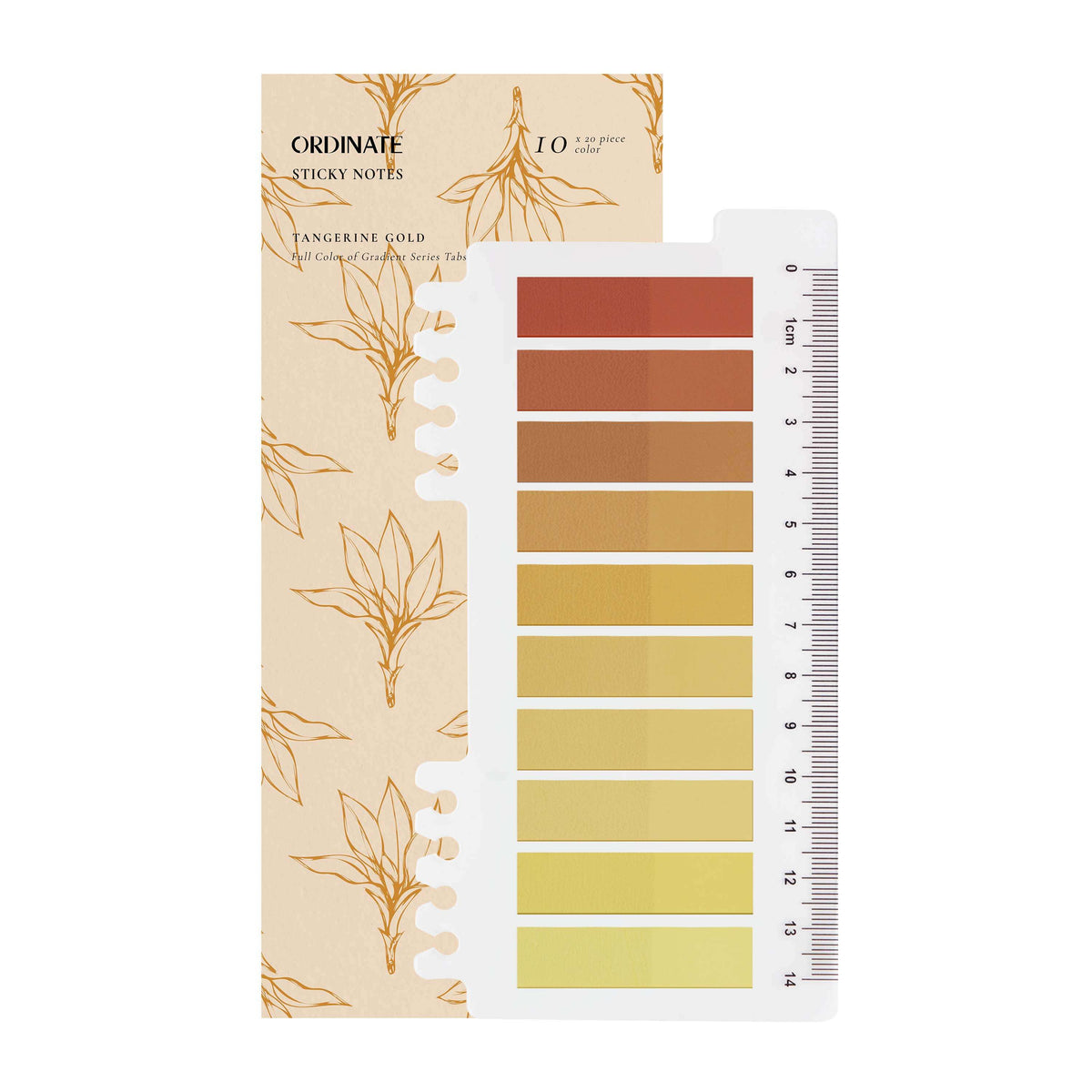 Tangerine Gold boekannotatie tabs