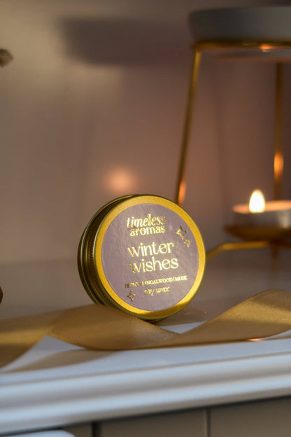 Mini kaars Winter Wishes