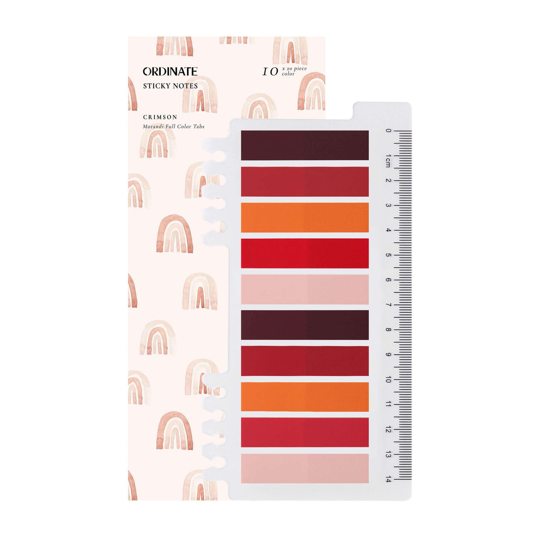 Crimson boekannotatie tabs