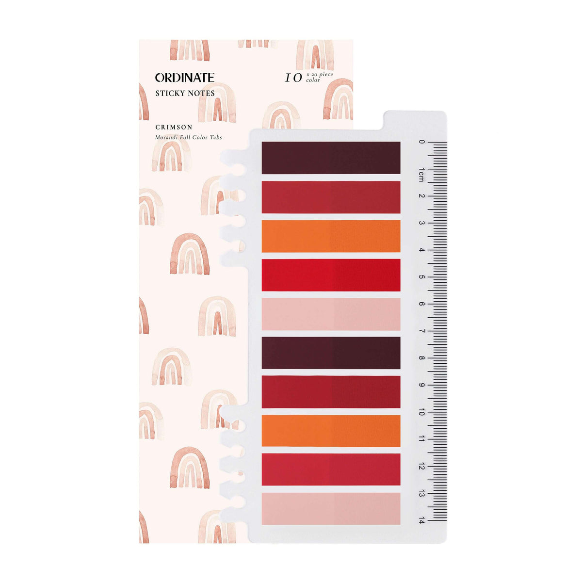 Crimson boekannotatie tabs