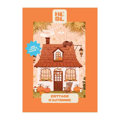 Mini puzzel Herfsthuisje