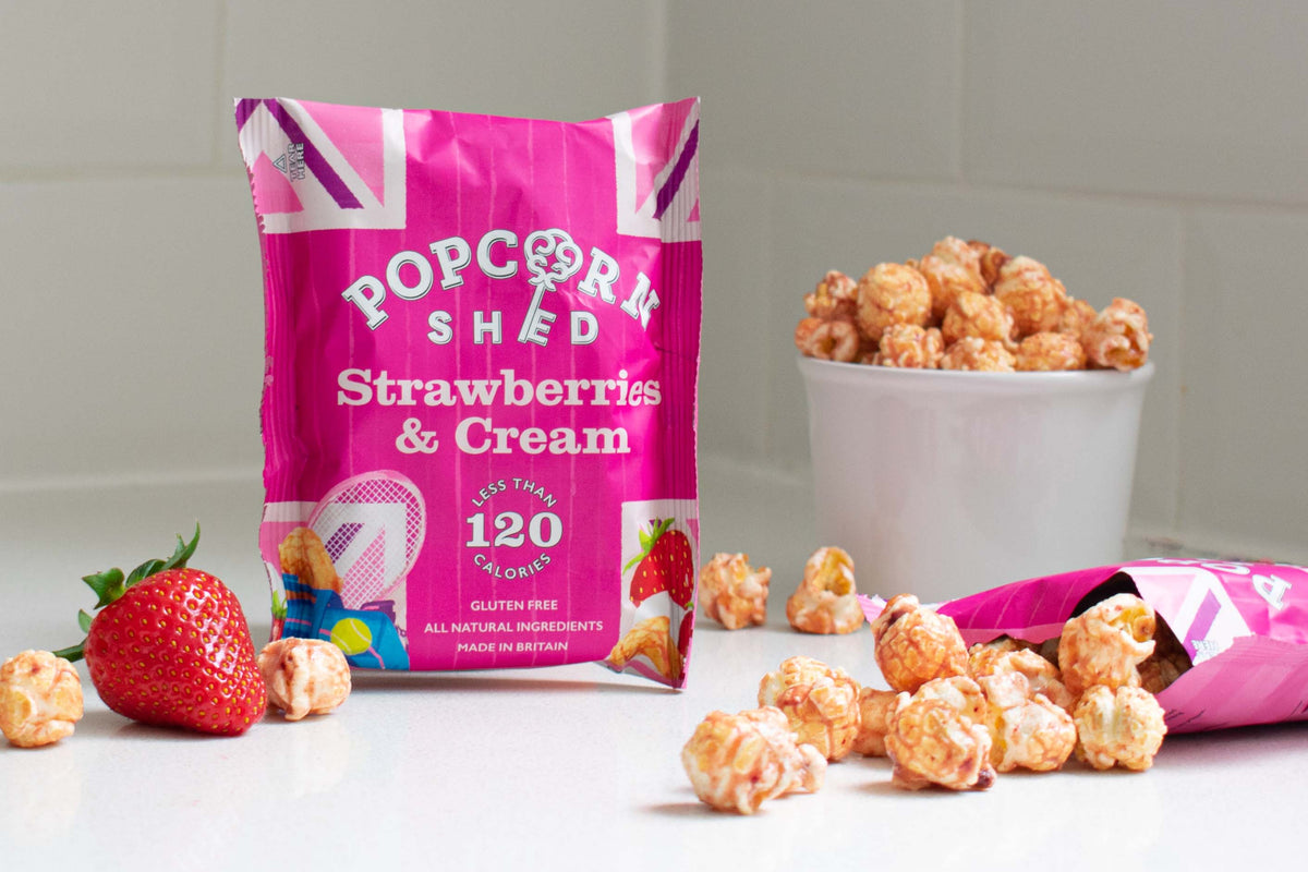 Popcorn Strawberry &amp; Cream