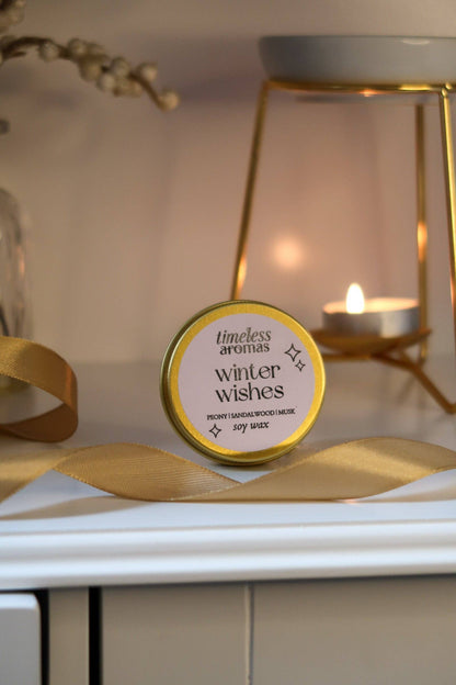 Mini kaars Winter Wishes