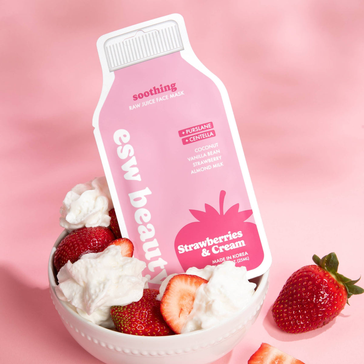 Masker Strawberry &amp; cream