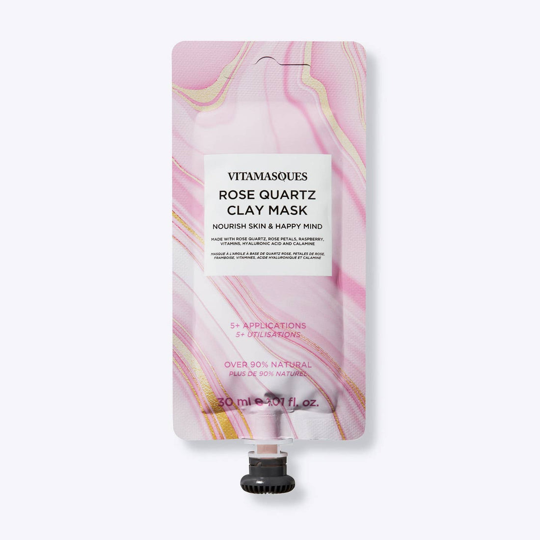 Rose quartz kleimasker