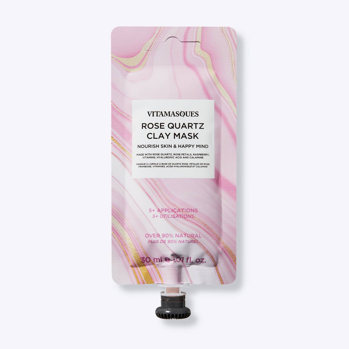 Rose quartz kleimasker