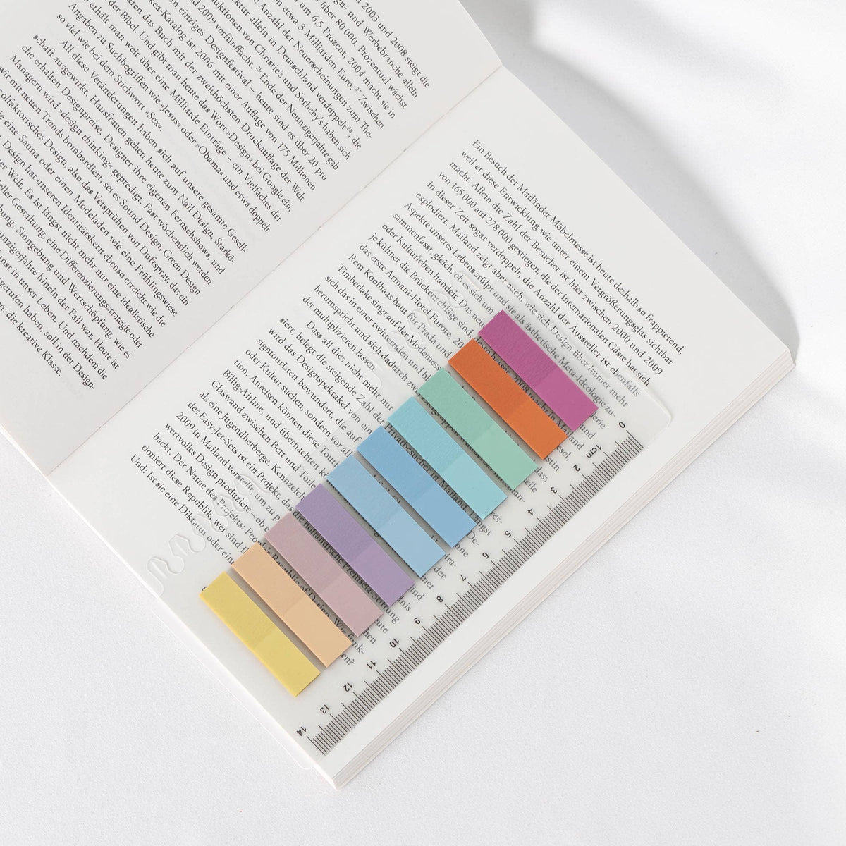 Misty Mint transparante notes en tabs