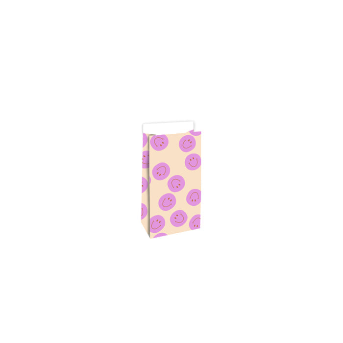 Blokbodemzakken - Smile Pink | 2 stuks