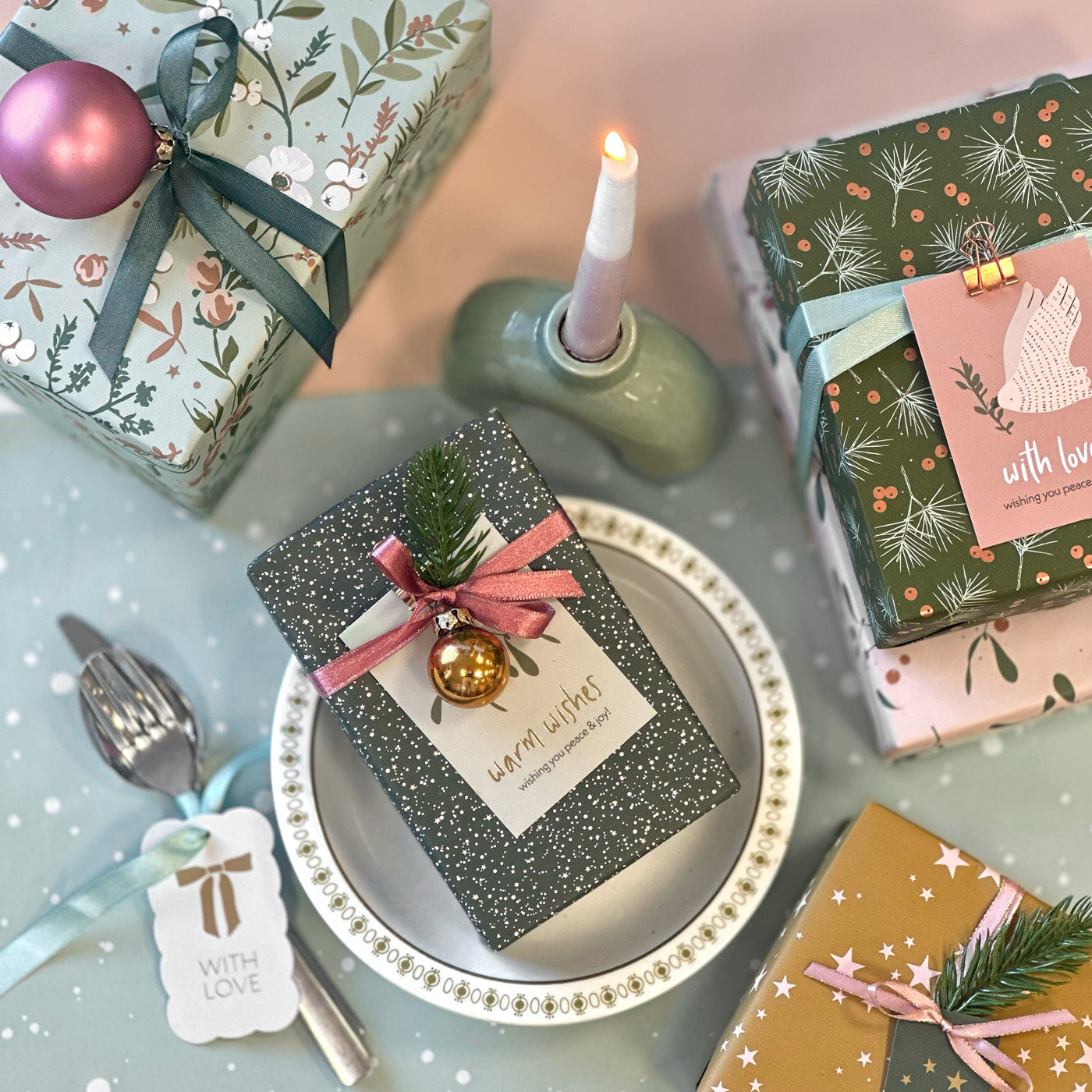 Inpakpapier Kerst | Classic - 5 rollen