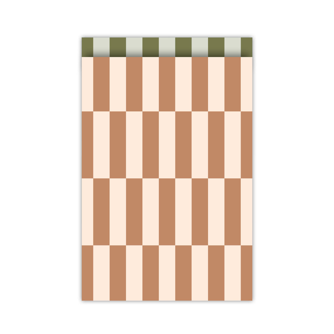 Cadeauzakje | Colorblocking - Roest | L - 10 stuks