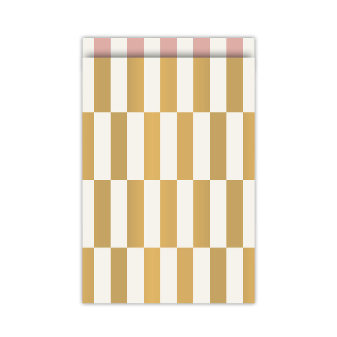 Cadeauzakje | Colorblocking - Goud | L - 10 stuks
