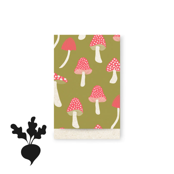 Cadeauzakjes - Mushrooms Olive | M - 10 stuks