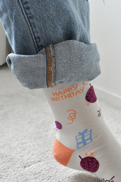 Sokken Happy birthday