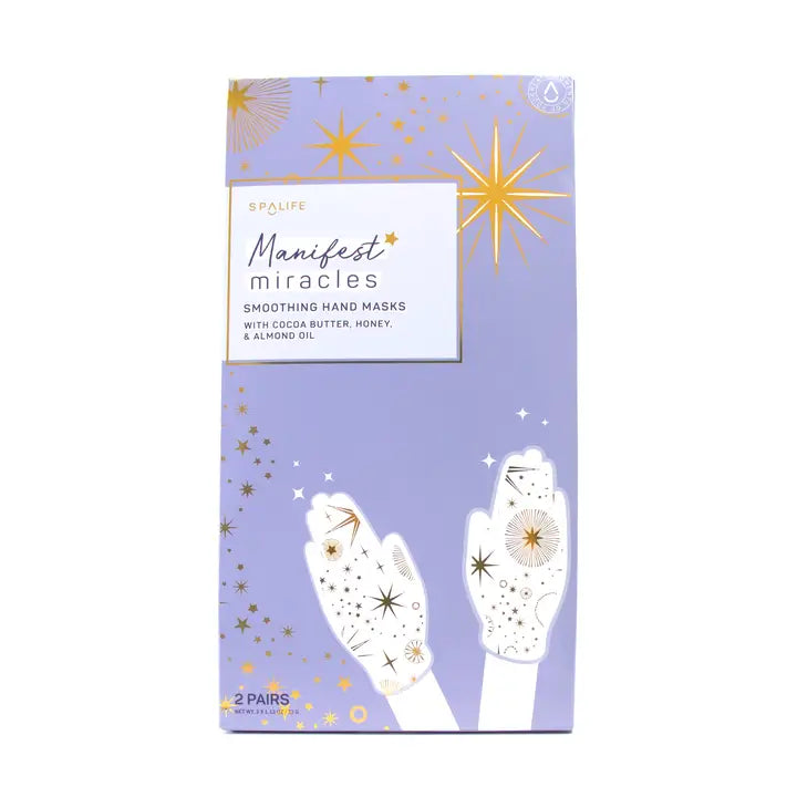 Holiday Manifest Miracles gladmakende handmaskers - 2 paar