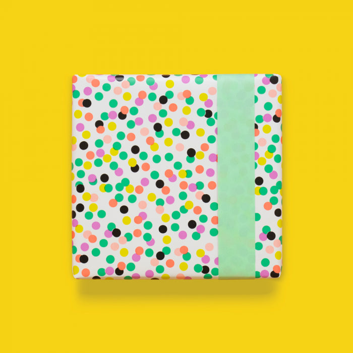 Inpakpapier | Small Confetti - Mint