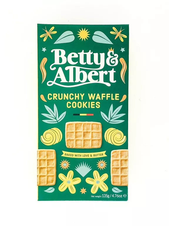 Knapperige Belgische wafelkoekjes