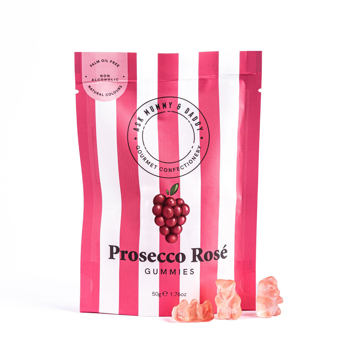 Prosecco Rosé Gummies | Ask mummy and daddy