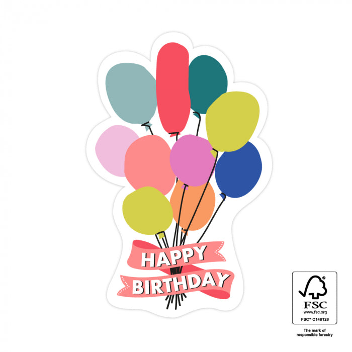 Stickers | Balloons - 5 stuks