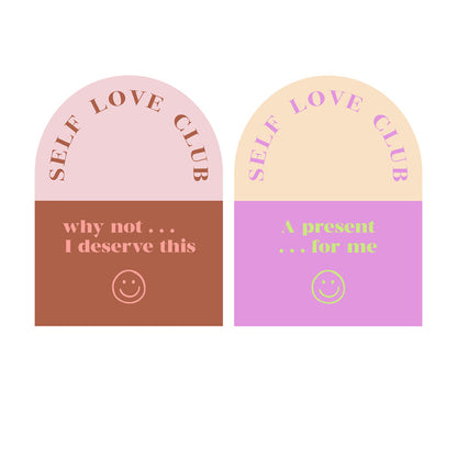 Stickers Duo - Self Love Club | 6 stuks